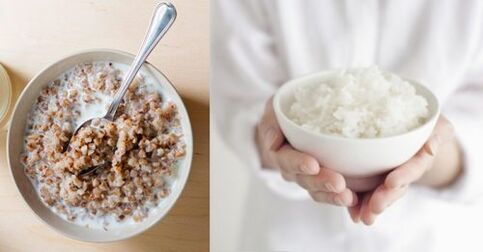 Bouillie de riz au sarrasin pour se débarrasser du régime cétogène