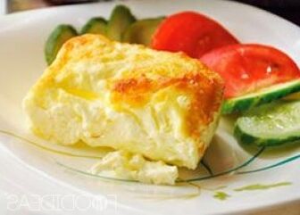 Omelette aux légumes régime cétogène
